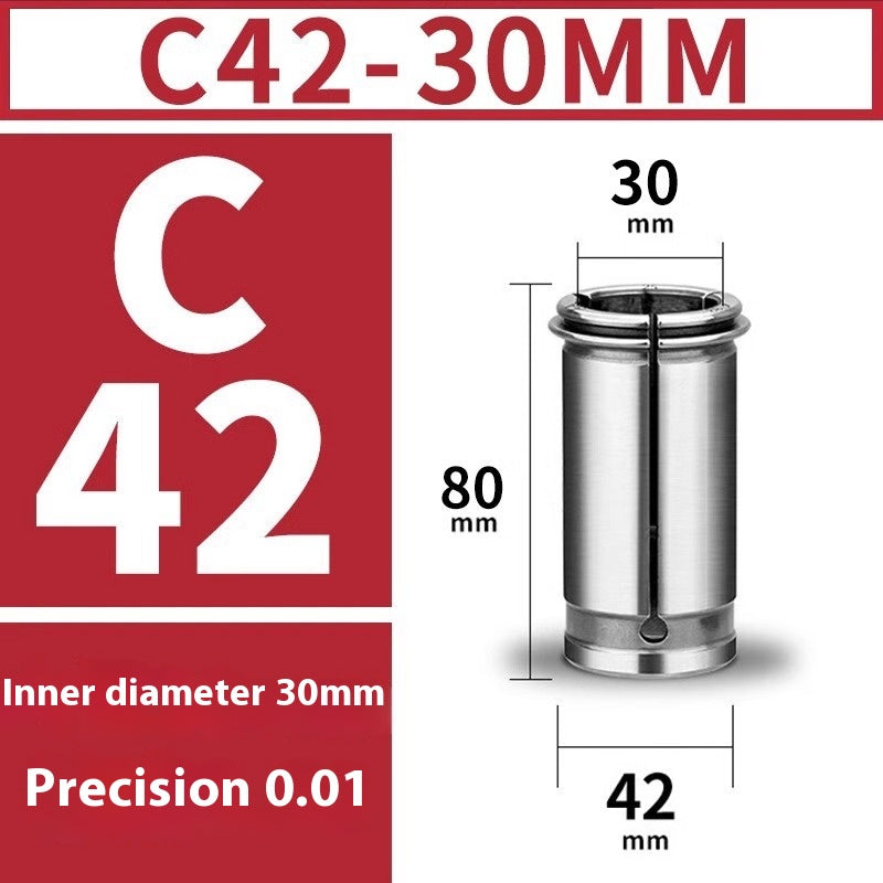 6027 C32 Powerful Straight Collet Collet C42/C25/C20/C16 Boring Head Reducing Sleeve Powerful Collet Chuck Shandong Denso Pricision Tools Co.,Ltd.